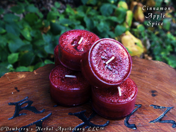 CINNAMON APPLE SPICE Tealights For Lughnasash, Mabon, Harvest Celebrations, Autumn